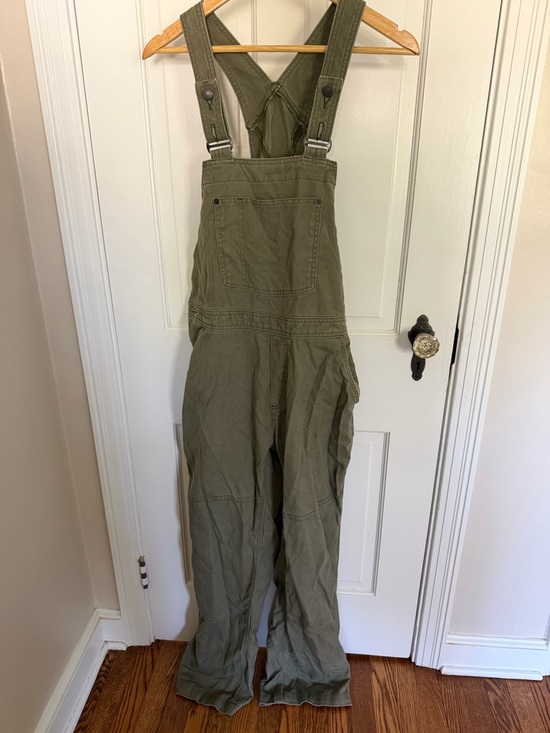 Patagonia Denim - Patagonia Hemp Overalls Olive Green Women's - Relaxed Fit